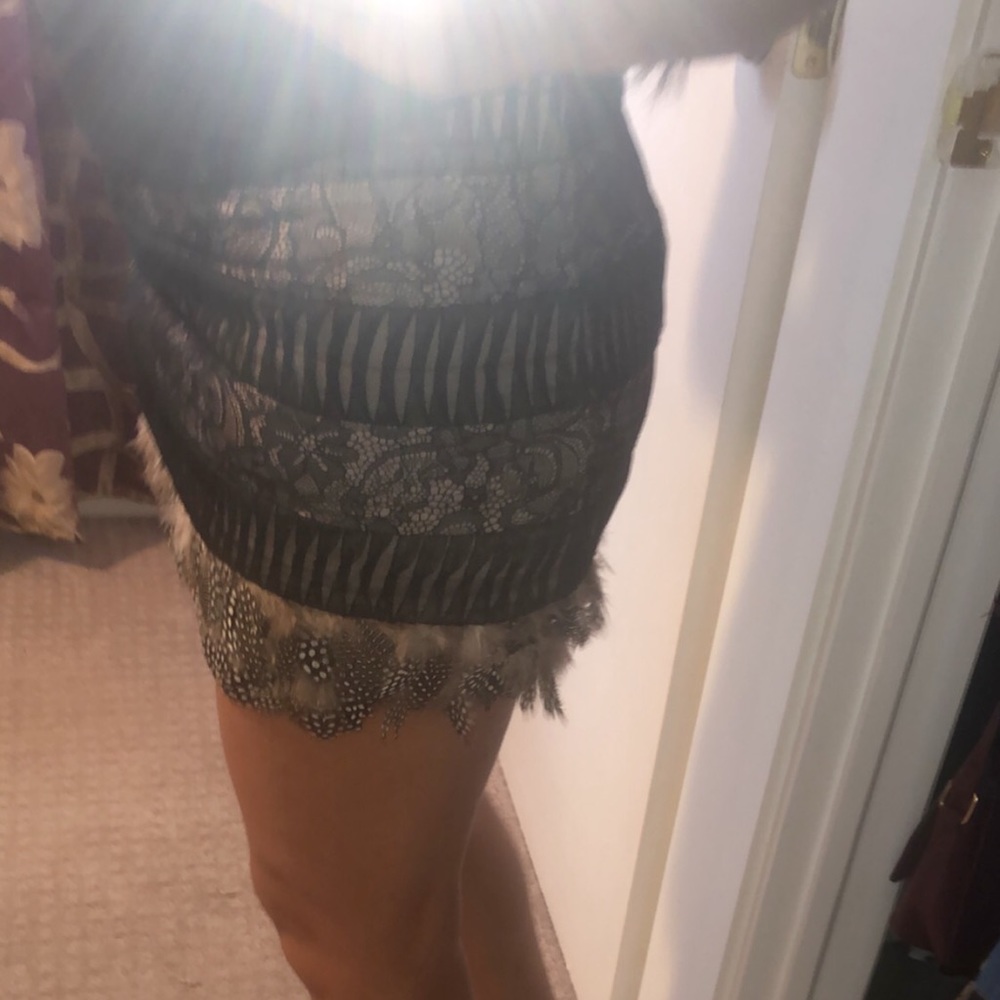 Feather Bebe skirt